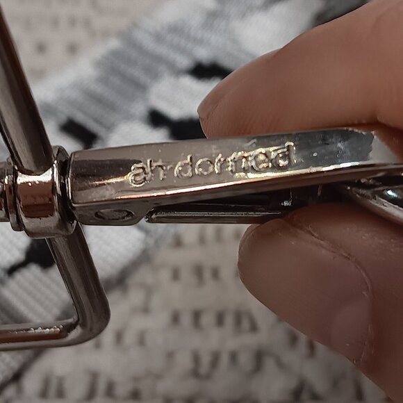 Ahdorned cheetah print guitar strap black faux leather convertible bag purse - Picture 7 of 14